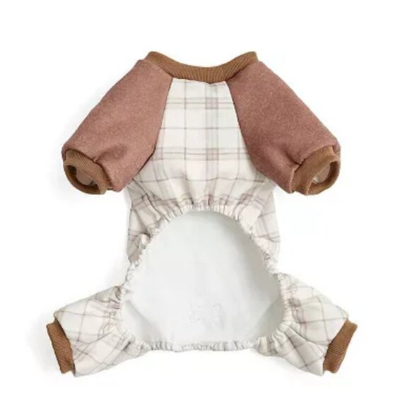Koolaburra Ugg Pet Dog Xander Amphora Plaid Pajama Fun Outfit Costume Medium - Picture 2 of 4